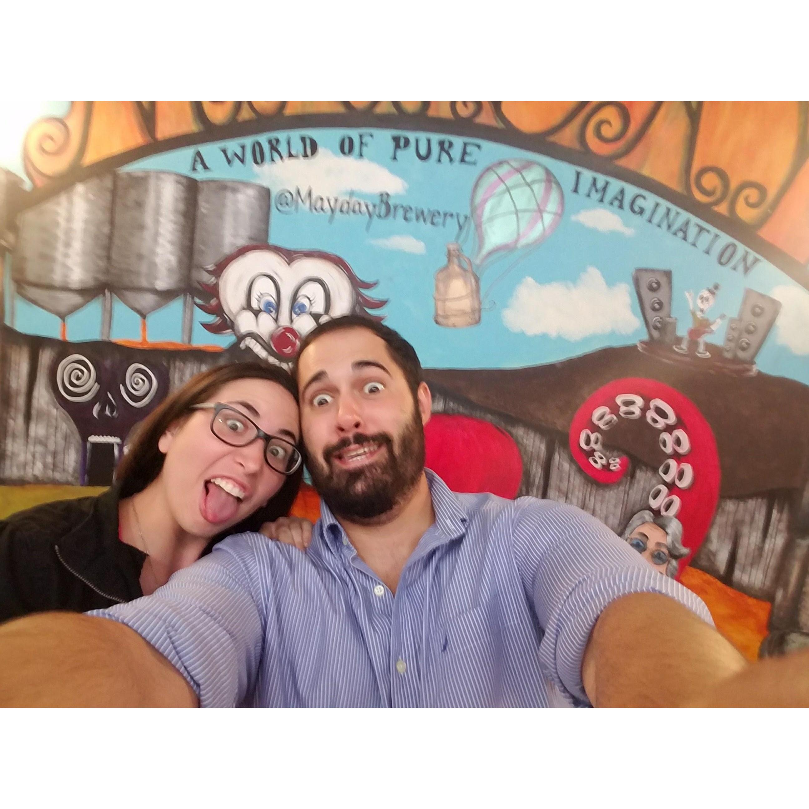 On our never ending brewery tour