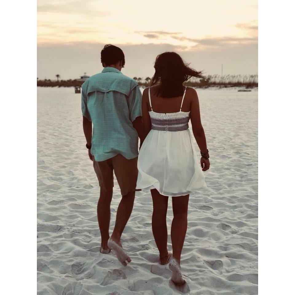 our first beach trip together