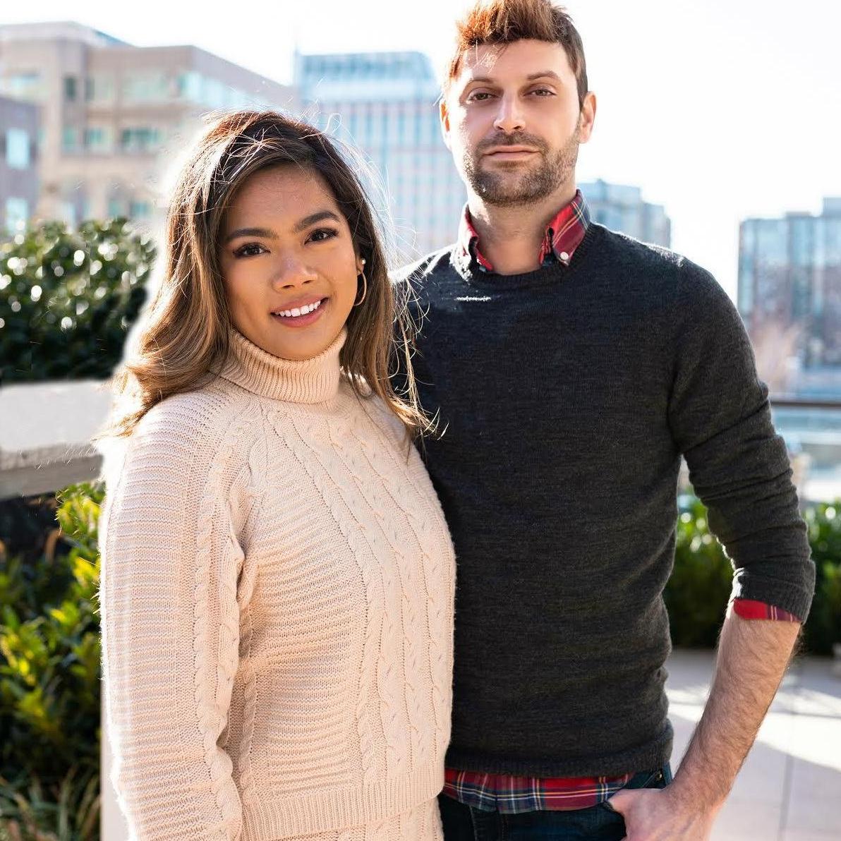 Taken on the rooftop of our beloved Reston apartment.