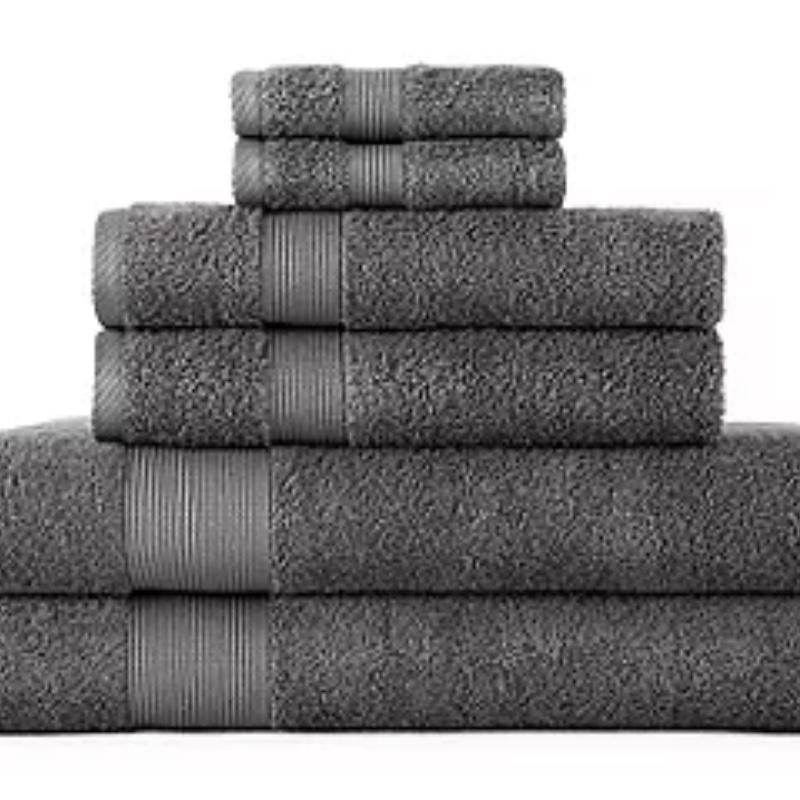 Fieldcrest Heritage 12x12’’ Washcloth - Graphite Gray
