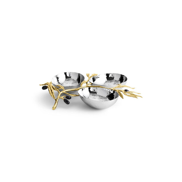 Michael Aram Olive Branch Triple Dish