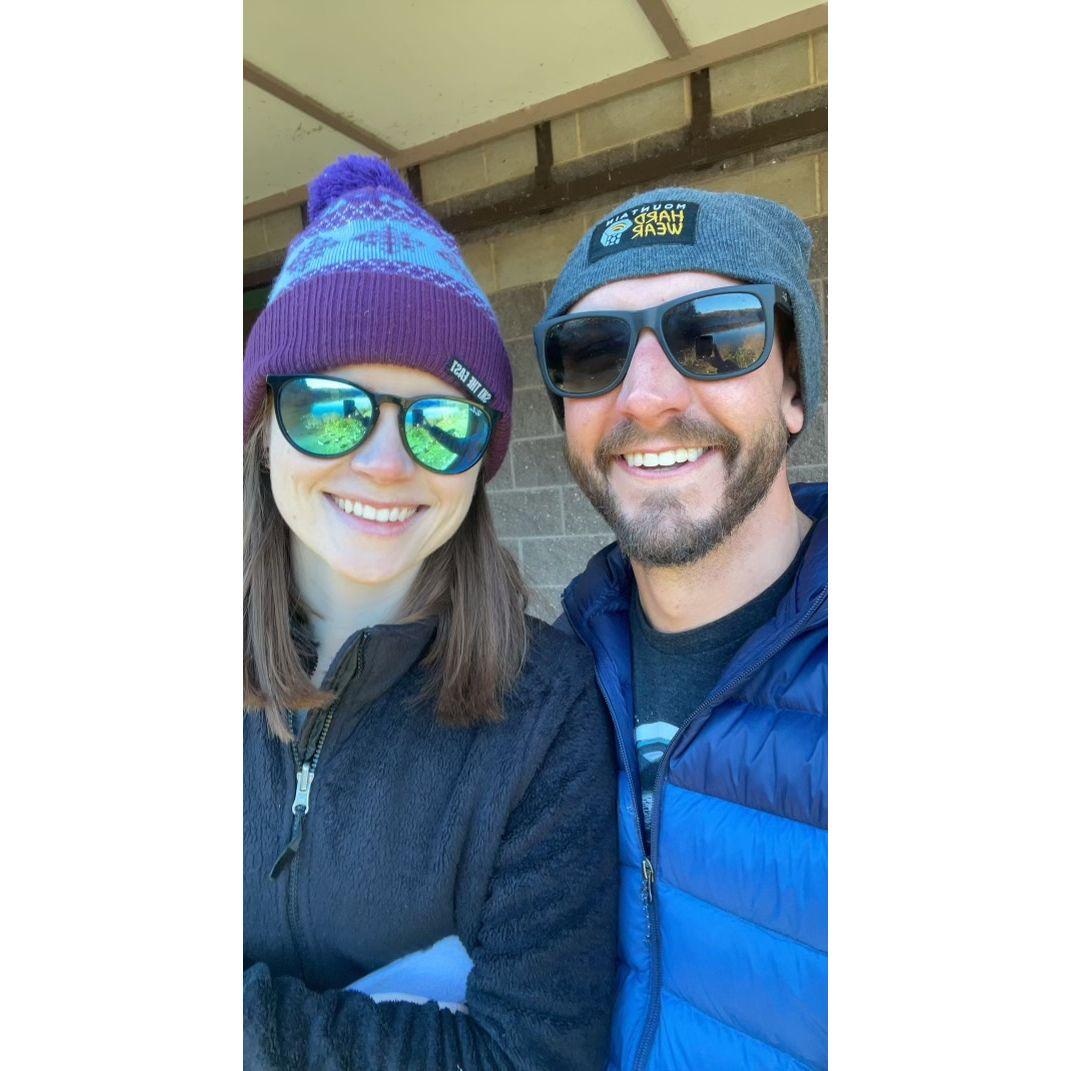 Our first photo together