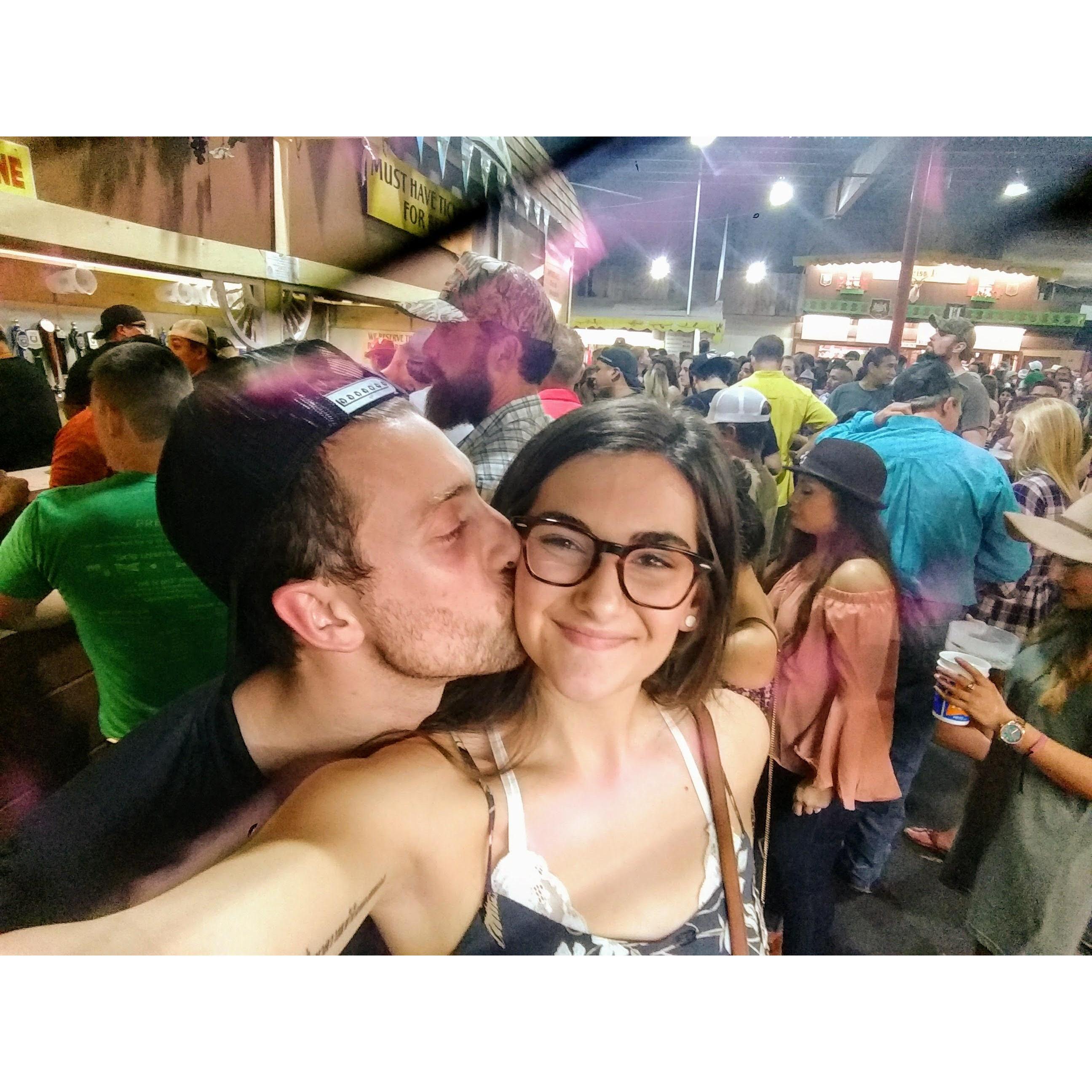 Oct 2017 in New Braunfels
Wurstfest with Chad's family!