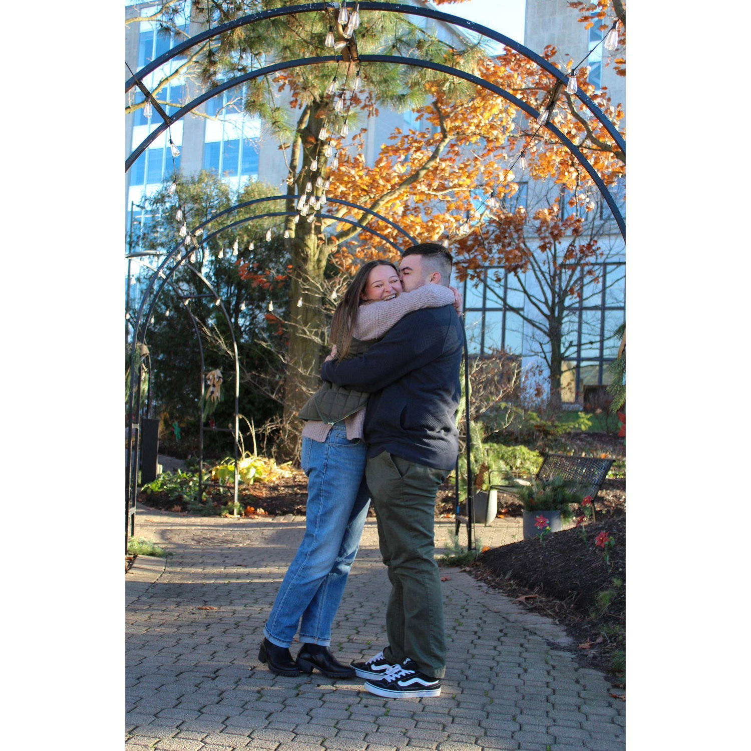 She said yes!