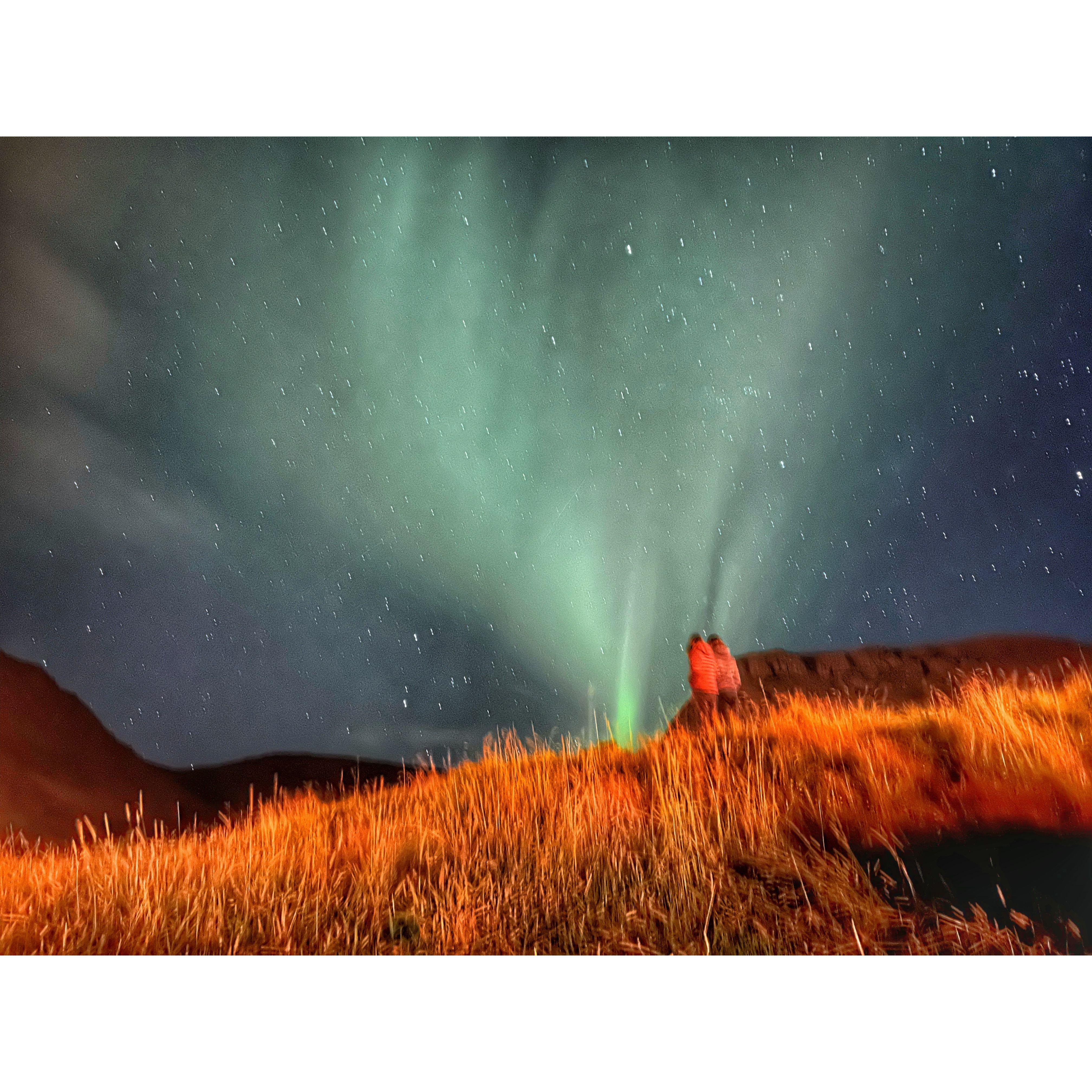 Iceland - The first time we saw the Northern Lights