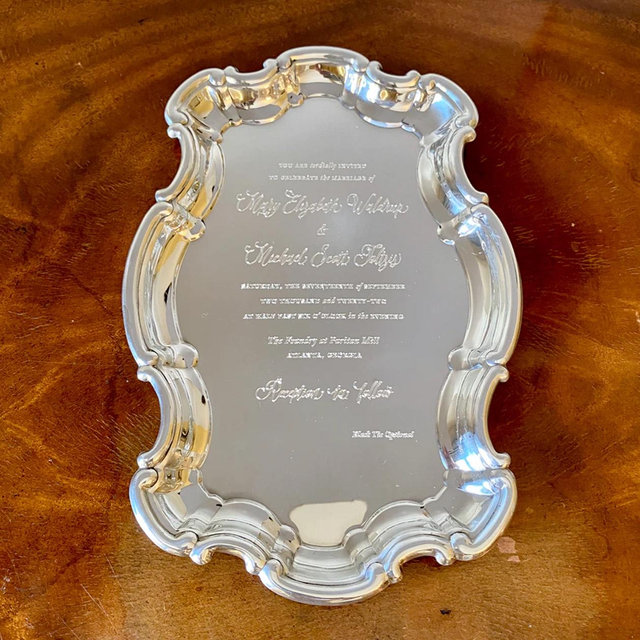 Croghan’s Engraved Invitation