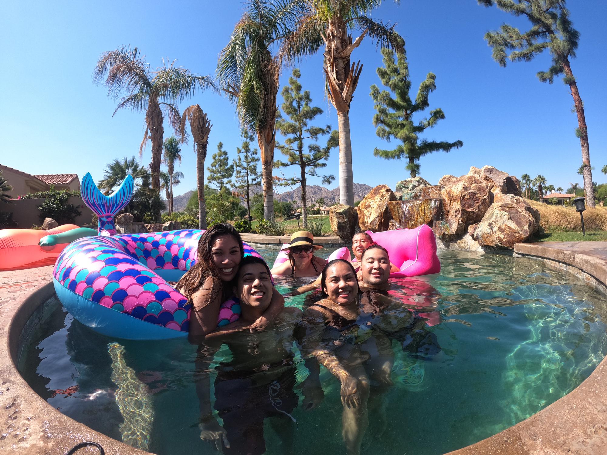 Swimming in Palm Springs, 2021