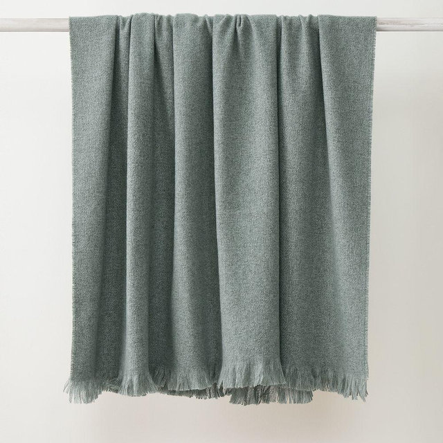 Brushed Woven Throw, 50x60, Aegean
