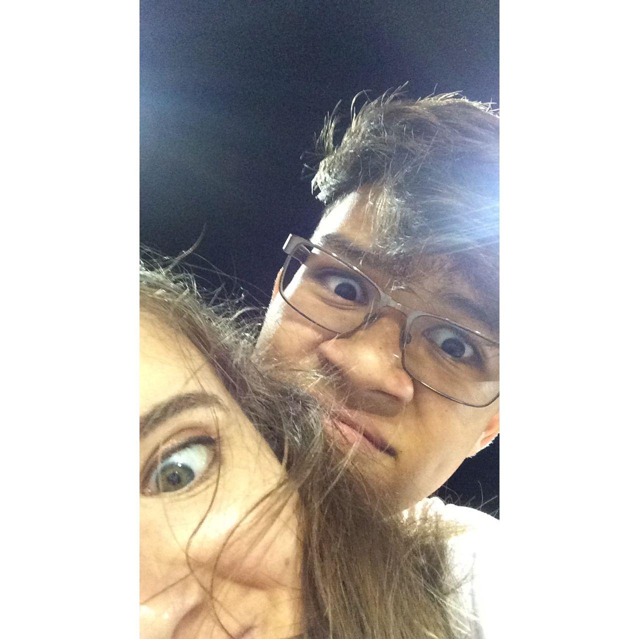 Oct. 24, 2017 - our first date (and our first picture together) at a UCF men's soccer game