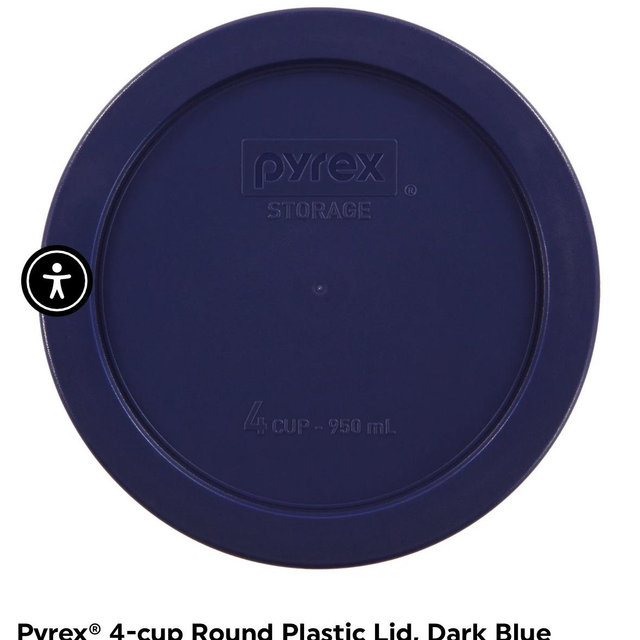 Pyrex - Storage and Bakeware Lids 4cup