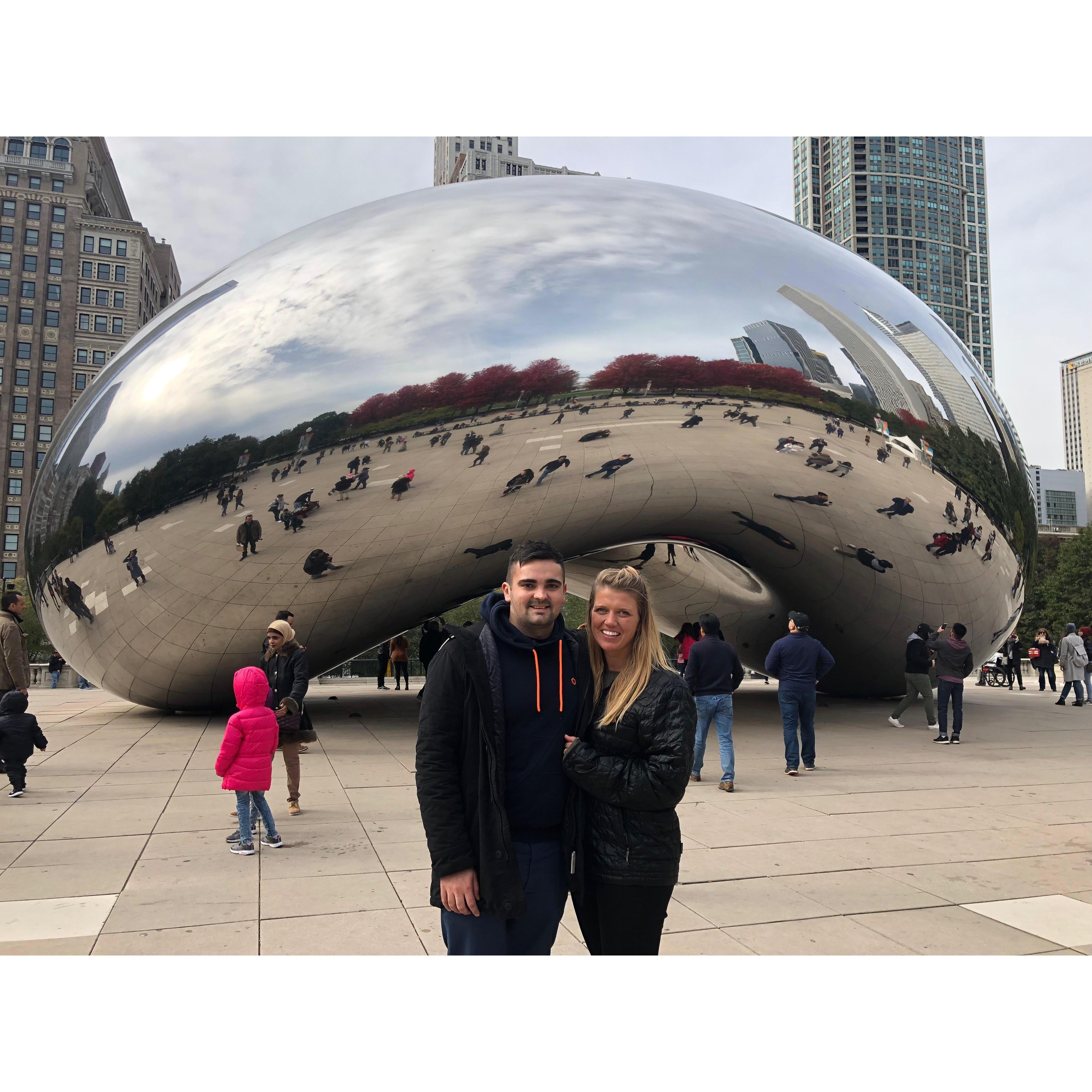 A trip to Chicago wasn't bad for a first date.