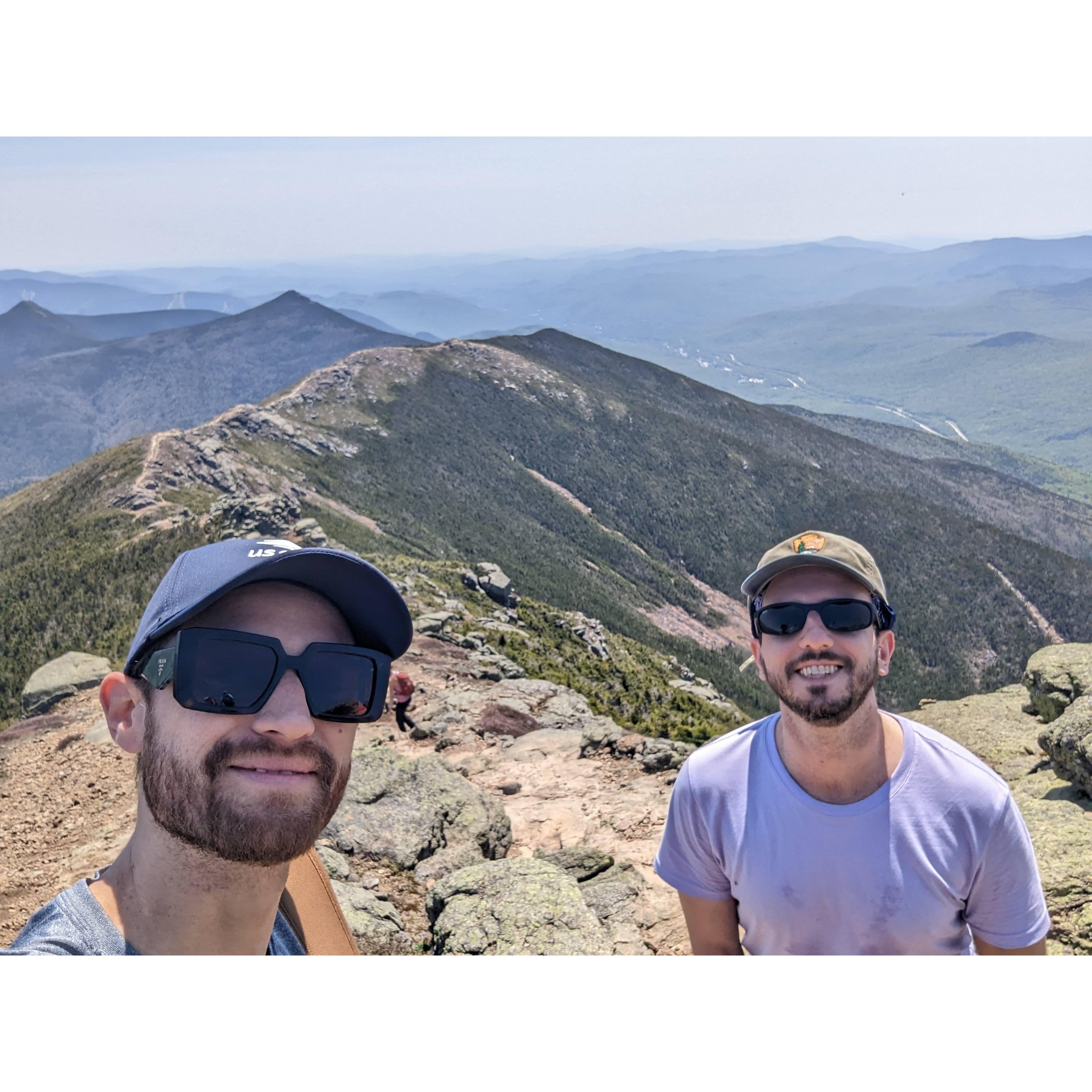 Hiking in the White Mountains in New Hampshire with Mckenna