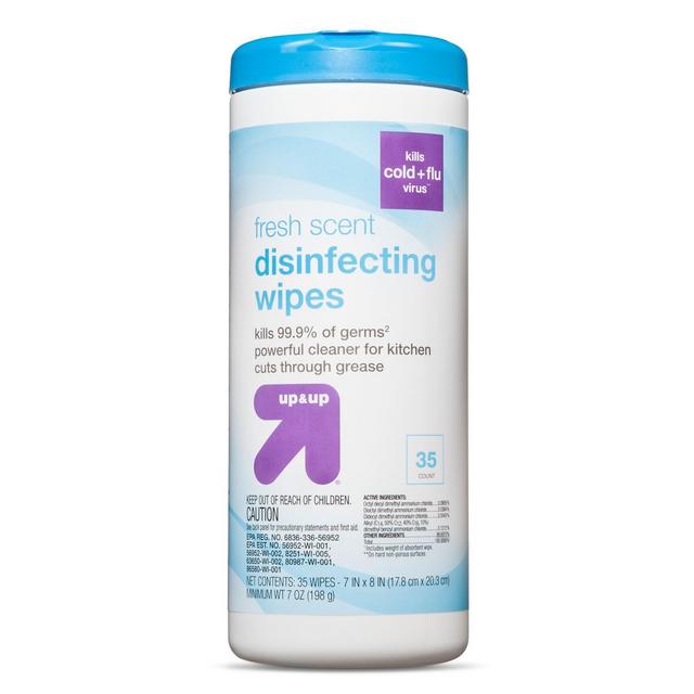 Disinfecting Wipes Fresh Scent, 35ct - Up&Up™