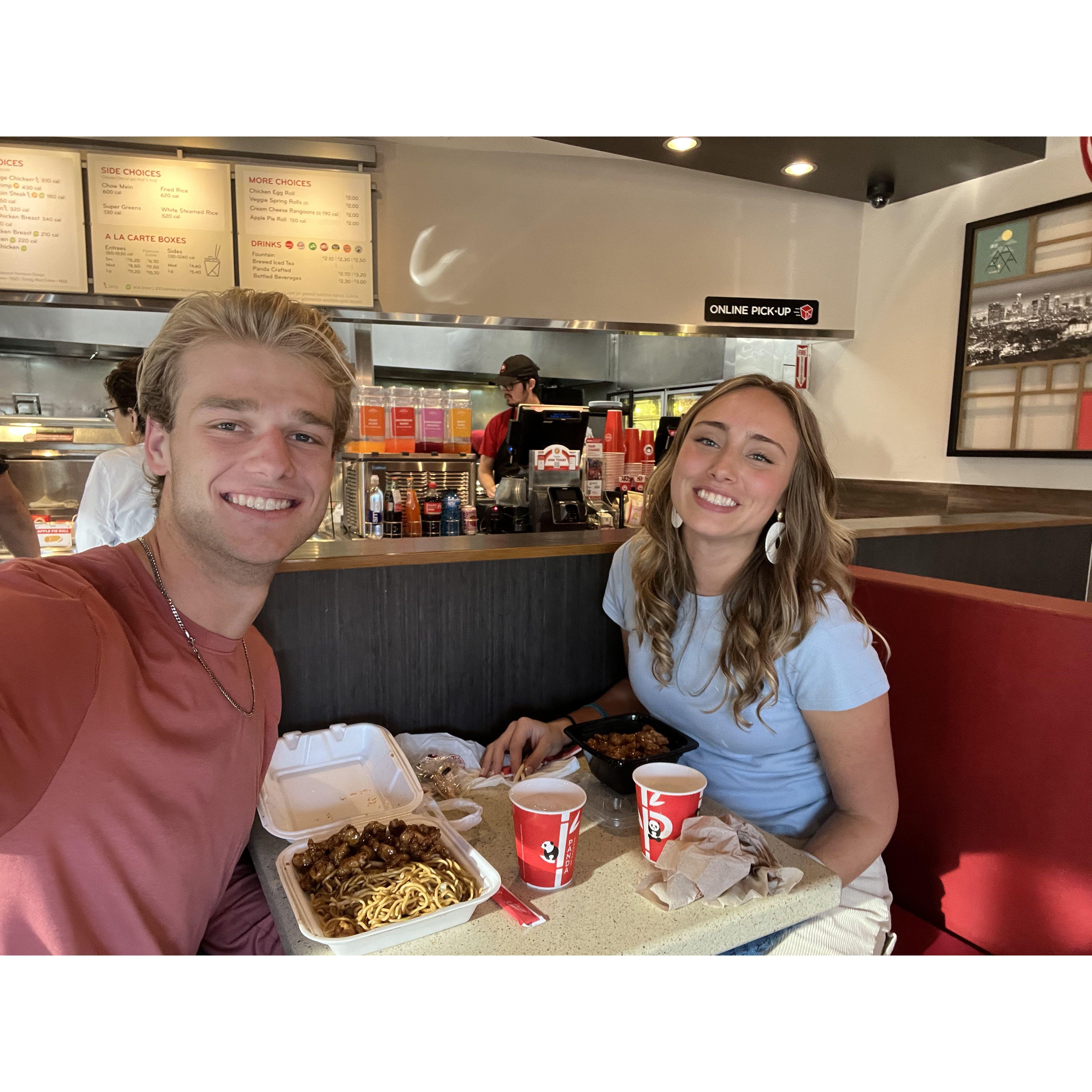 2nd date and first time to Panda Express together