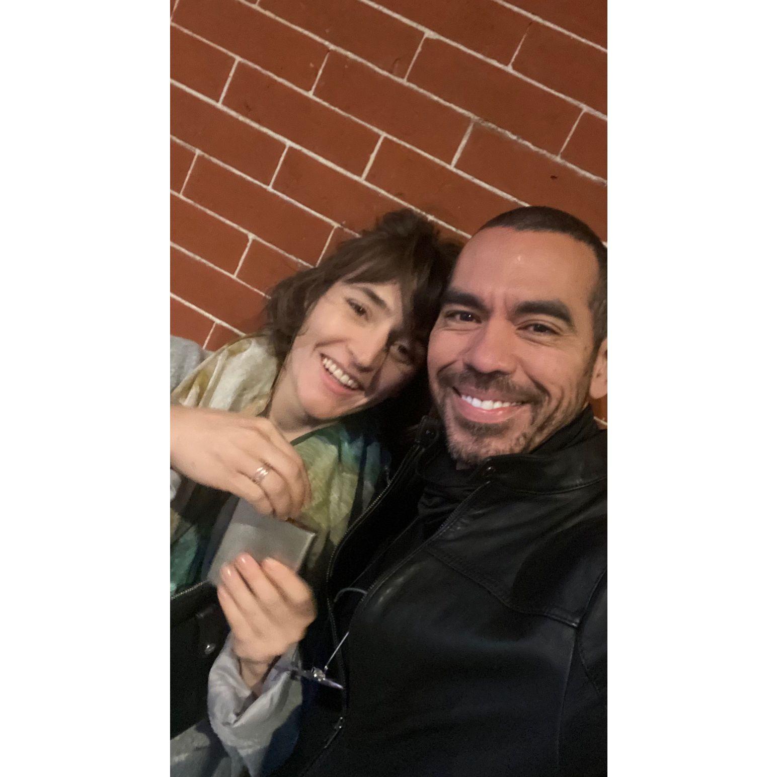 Date night out in NY, with fetish for a good flask.