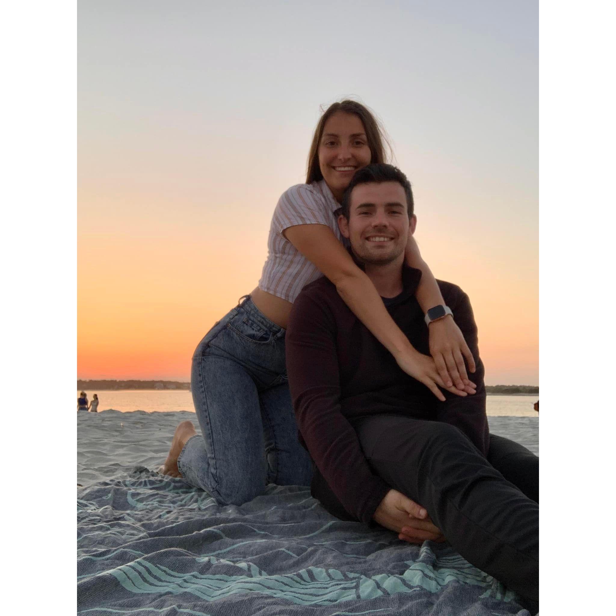 Jackson & Jessica's favorite sunset spot - April 2022