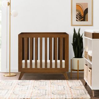 Otto 3-in-1 Convertible Mini Crib with 4-Inch Mattress