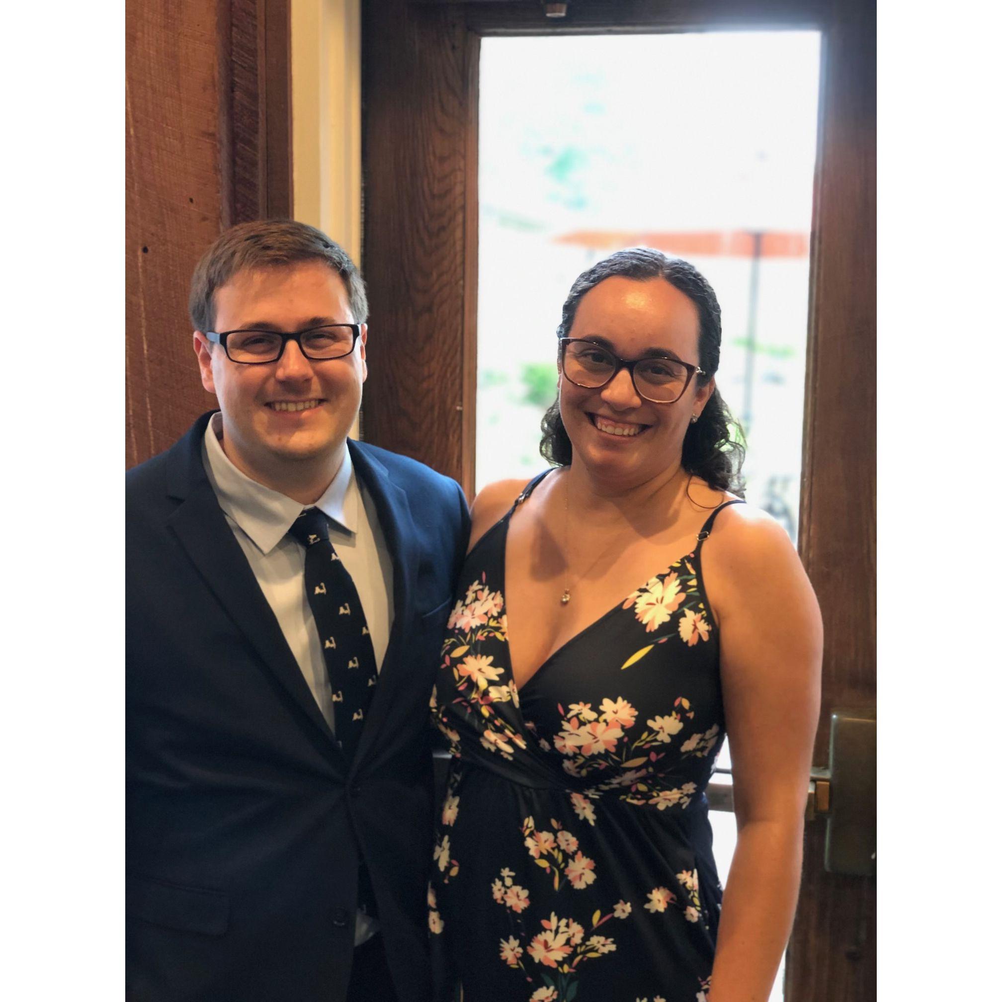 Mitch and Caitlyn’s wedding (fun fact they dressed as us for Halloween one year)
