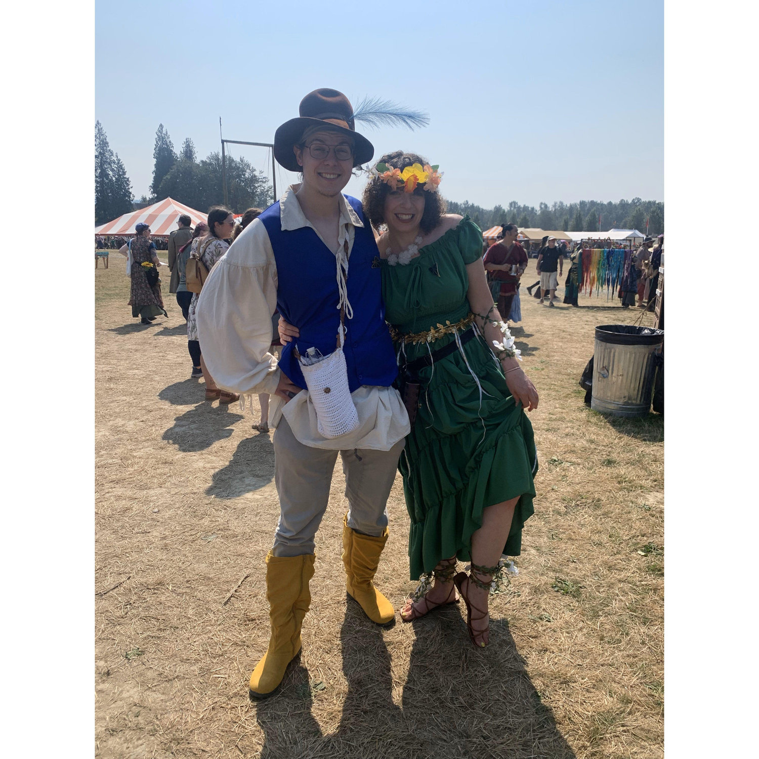 Tom Bombadil and Goldberry costumes for the Renaissance Faire
