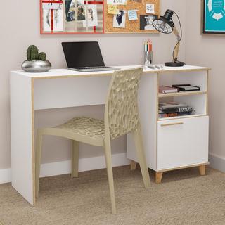 Minetta 2-Shelf Mid Century Office Desk