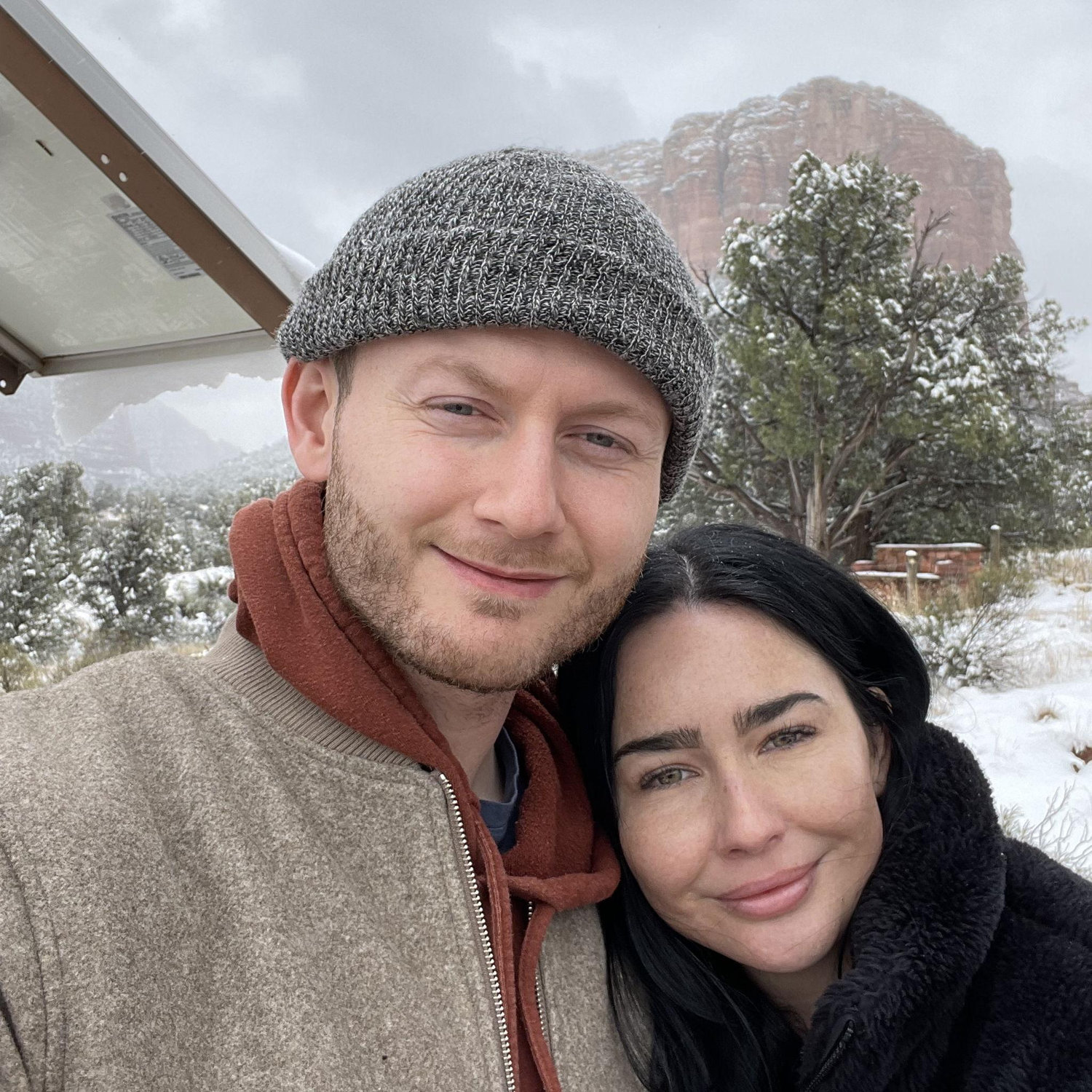Snow in Sedona