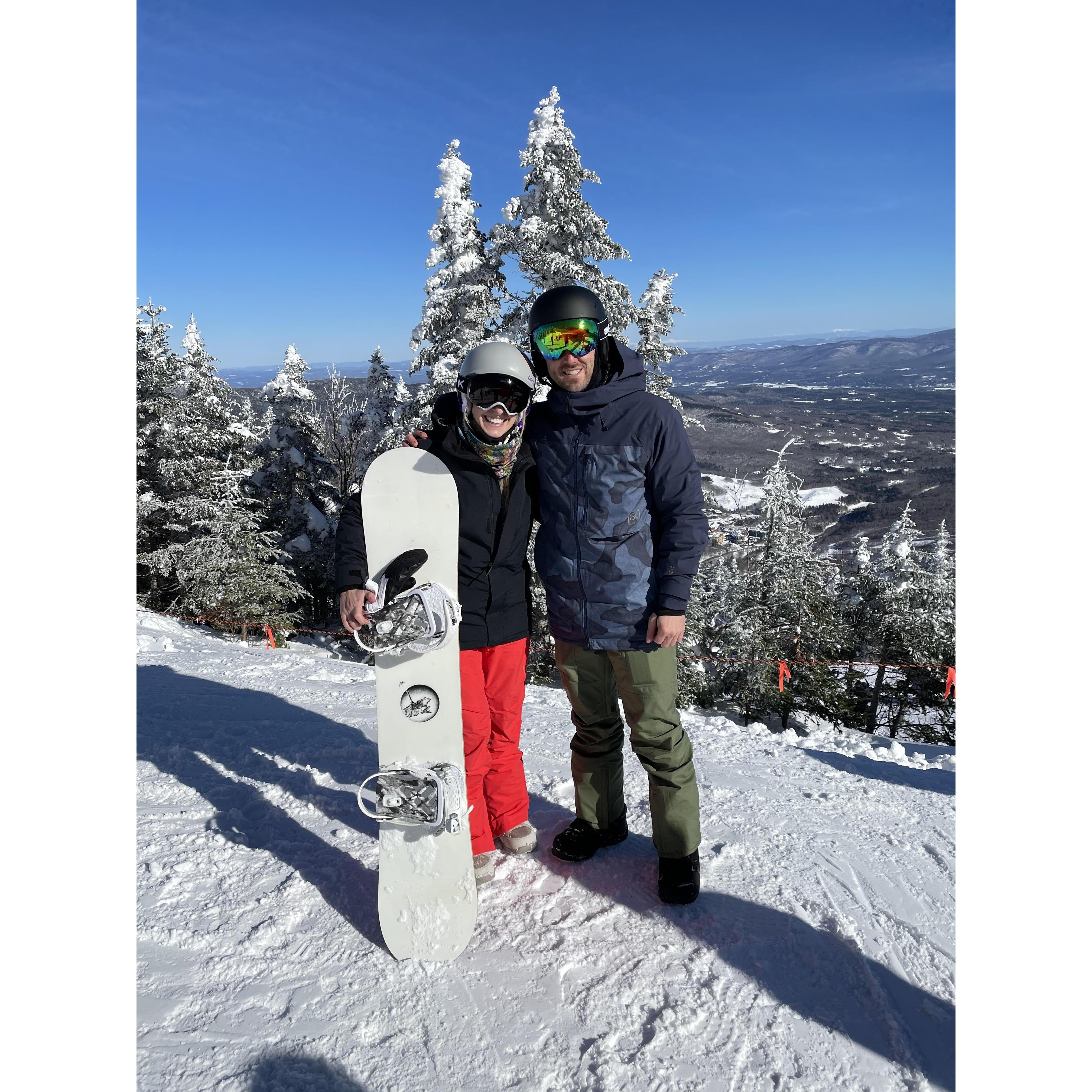 The Best days are Blue Bird Days on the mountain together!