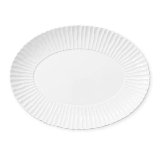 Flow Serveware Large Platter, White