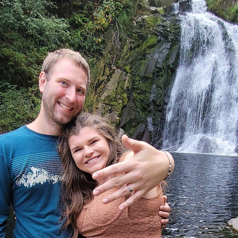 Engaged in Olympic National Park! 2024