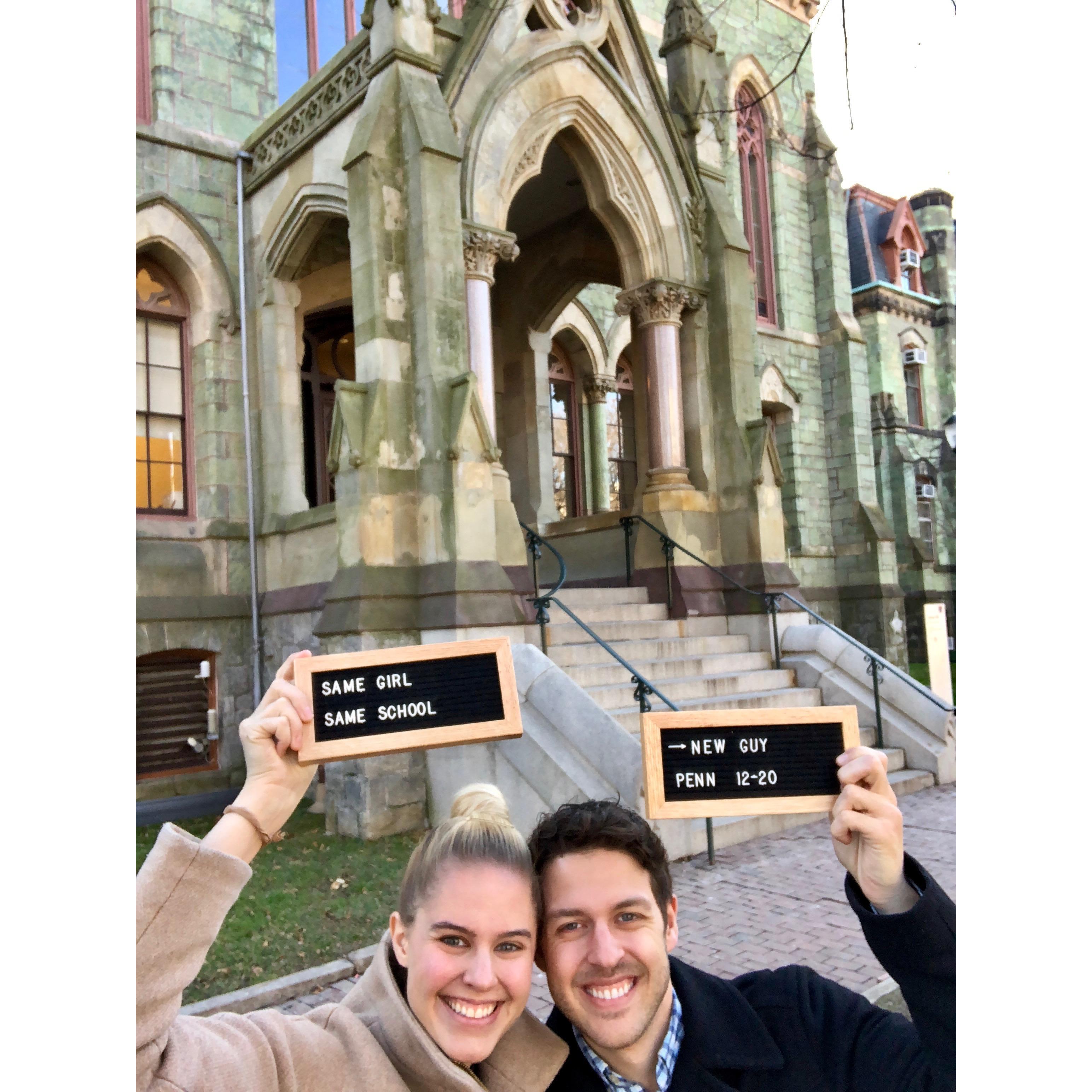 Residency interview at Penn. December 2017