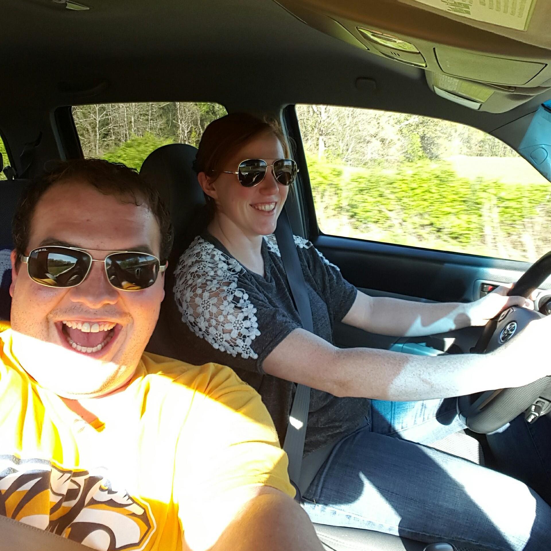 Hayley drove his truck