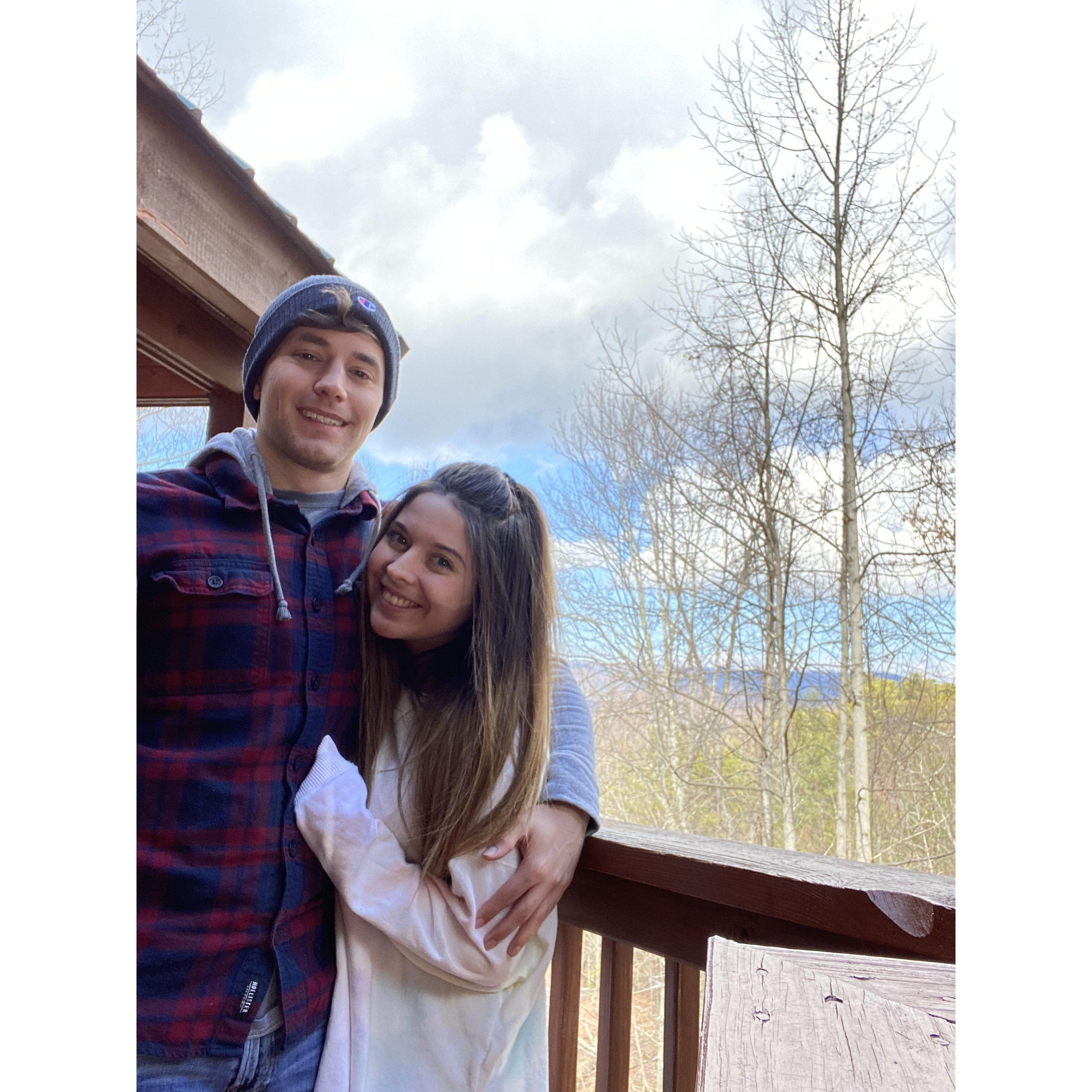 Our first out of town trip together, we went to Gatlinburg, TN with a group of friends!
