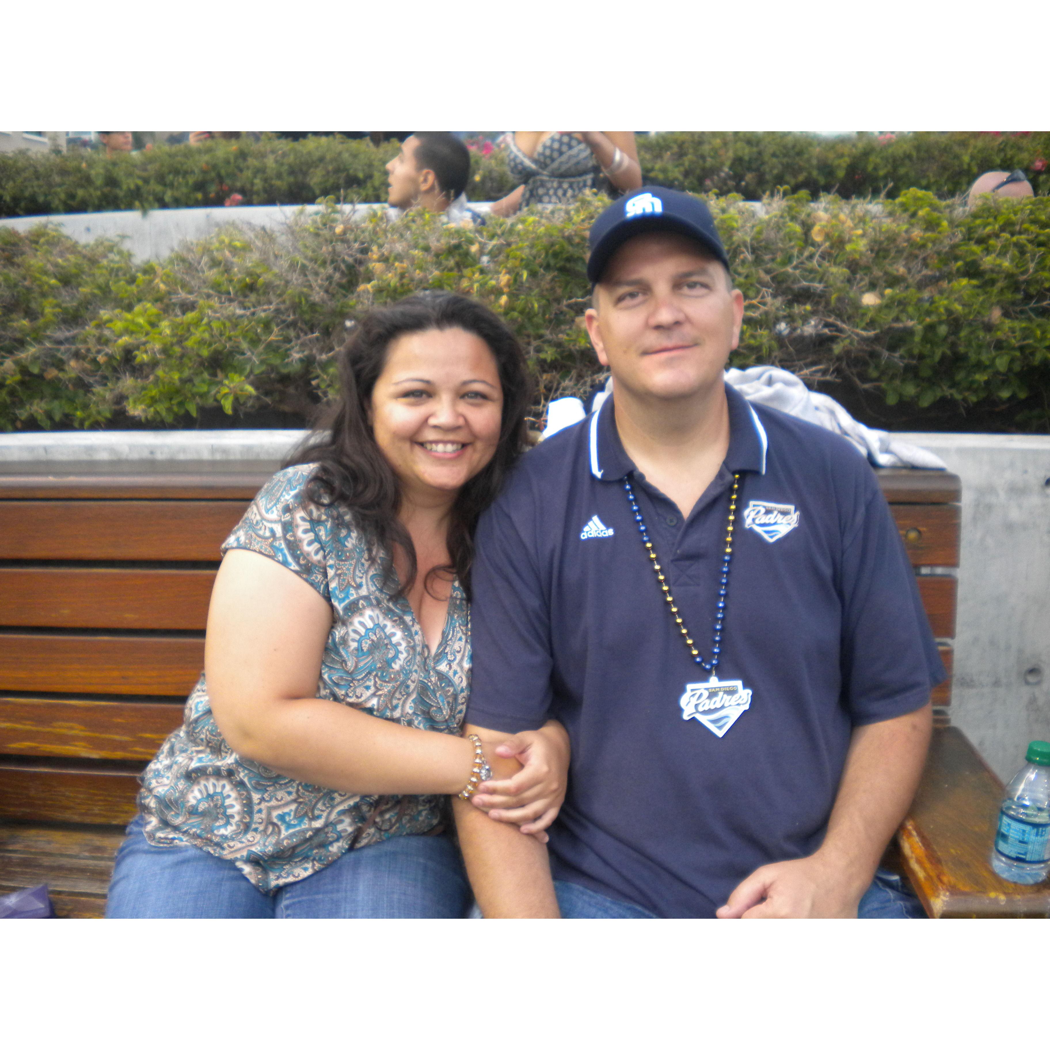 2014, San Diego Padre game