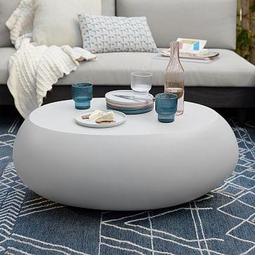 Pebble Indoor/Outdoor Oval Coffee Table (36")