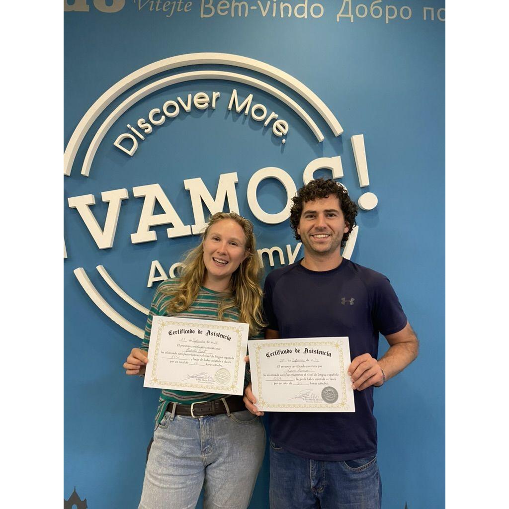 Tabitha survived a week of Spanish school!