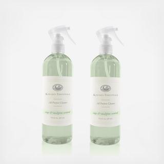 Sage & Eucalyptus All-Purpose Cleaner, Set of 2