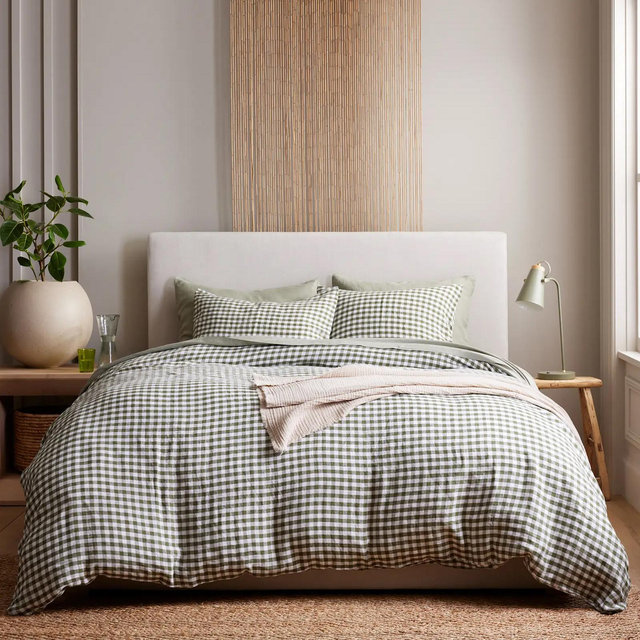 European Linen Duvet Cover Set - Full/Queen