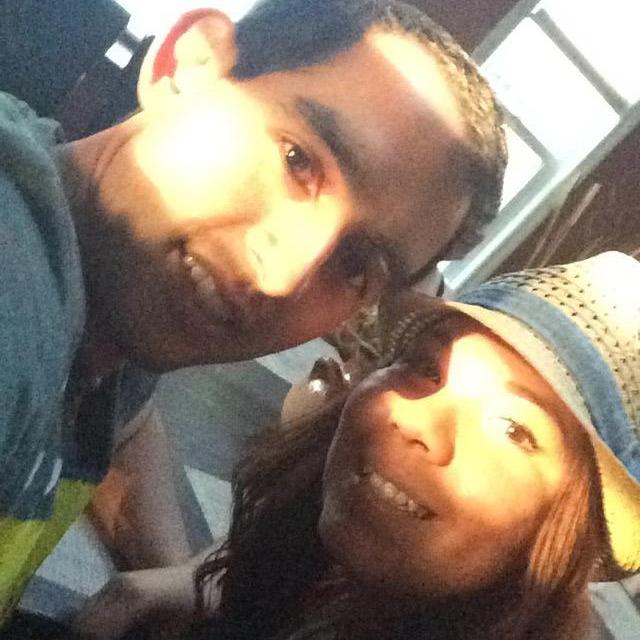 Our first photo together :) September 2014