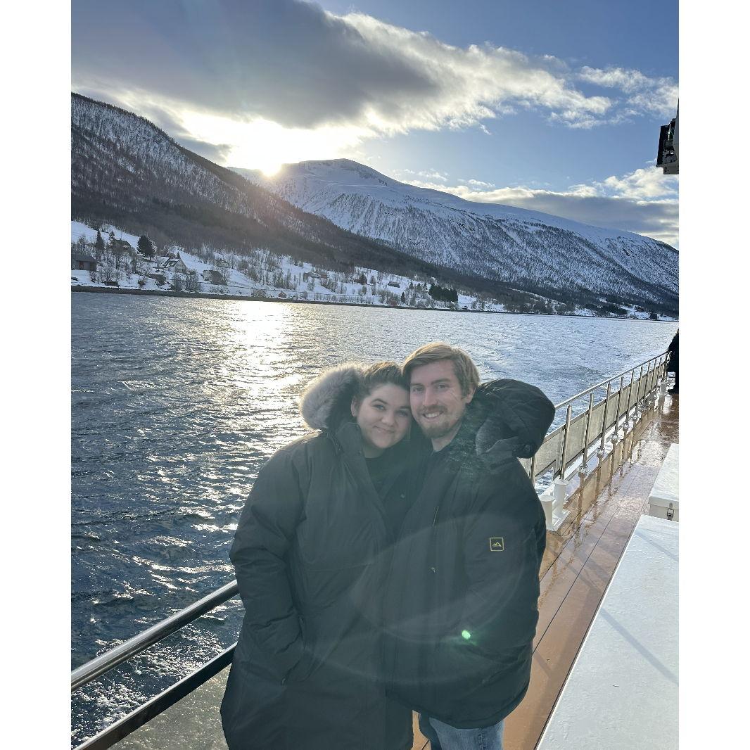 Exploring the fjords in Tromso, Norway was so pretty.