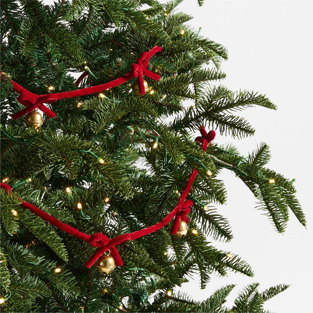 Jingle Bells & Red Velvet Christmas Garland