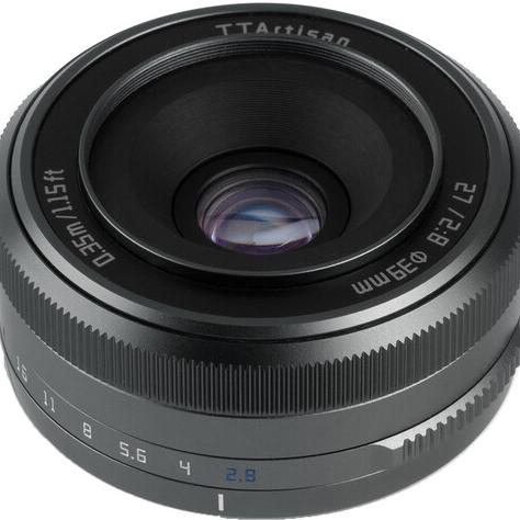 TTArtisan 27mm f/2.8 Lens (FUJIFILM X, Titanium)