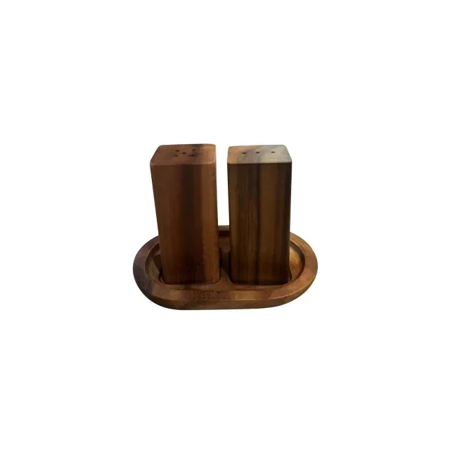 Salt & Pepper Shakers with Base