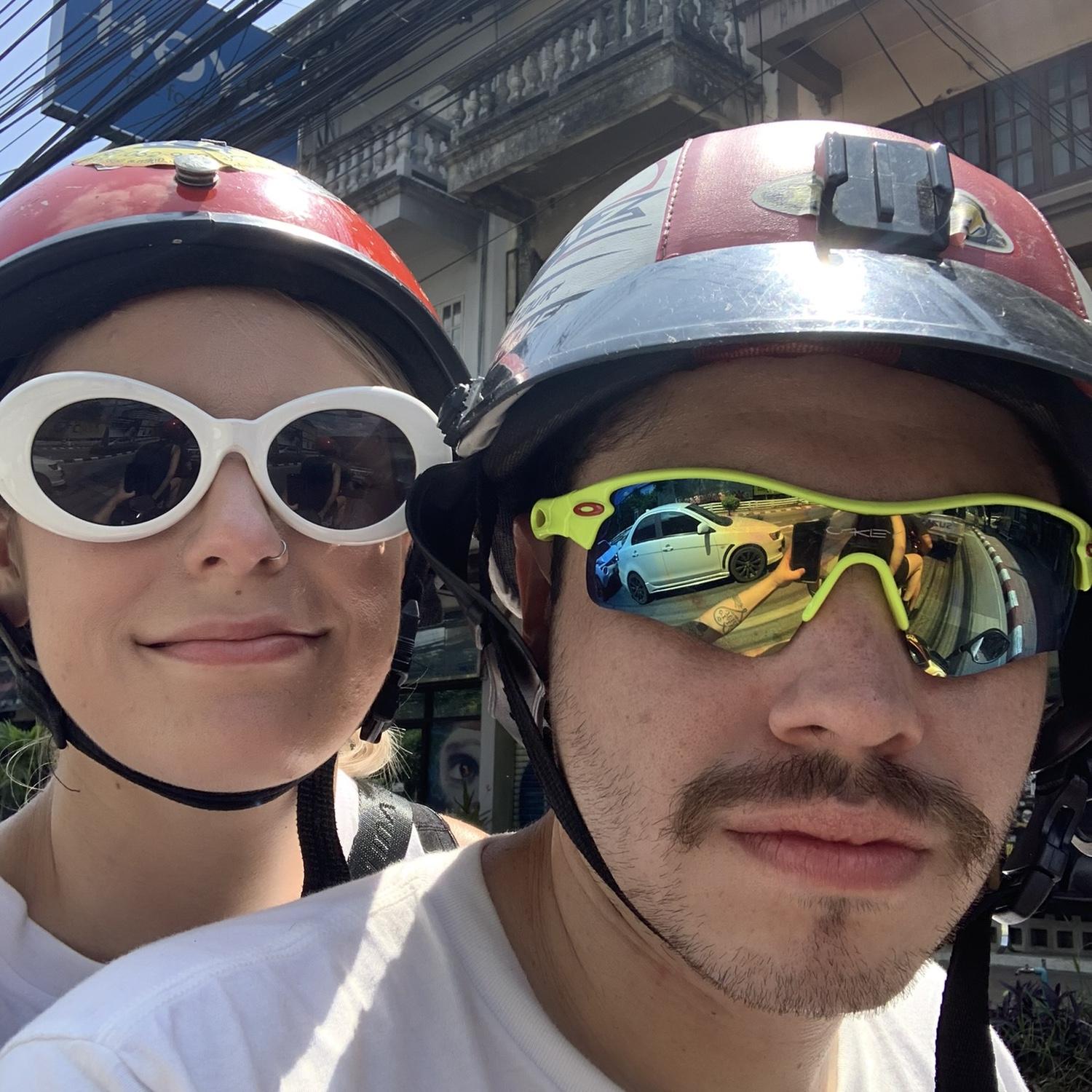 First Scooter ride in Thailand, 2019