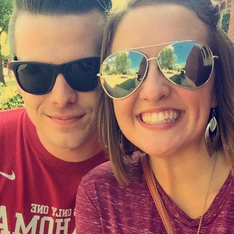 Our first OU game together. Sorry Tristan!