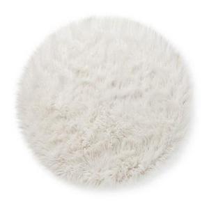 Faux Fur Rug (3' Round) White - Pillowfort™