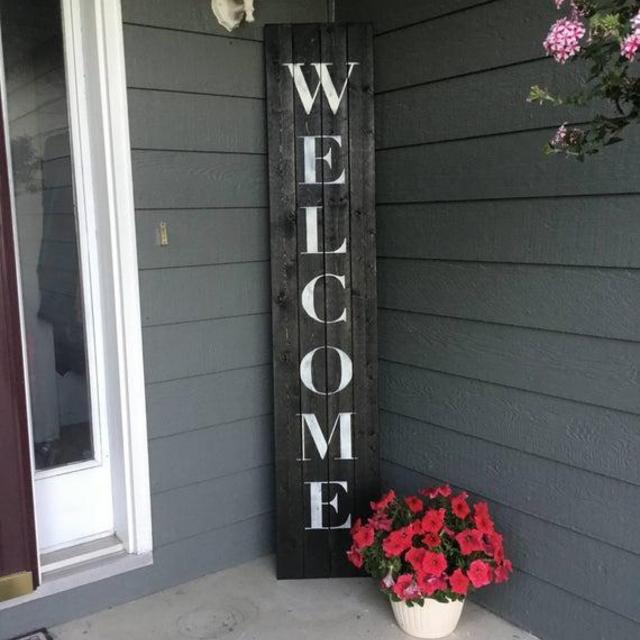 Front Door Welcome Sign