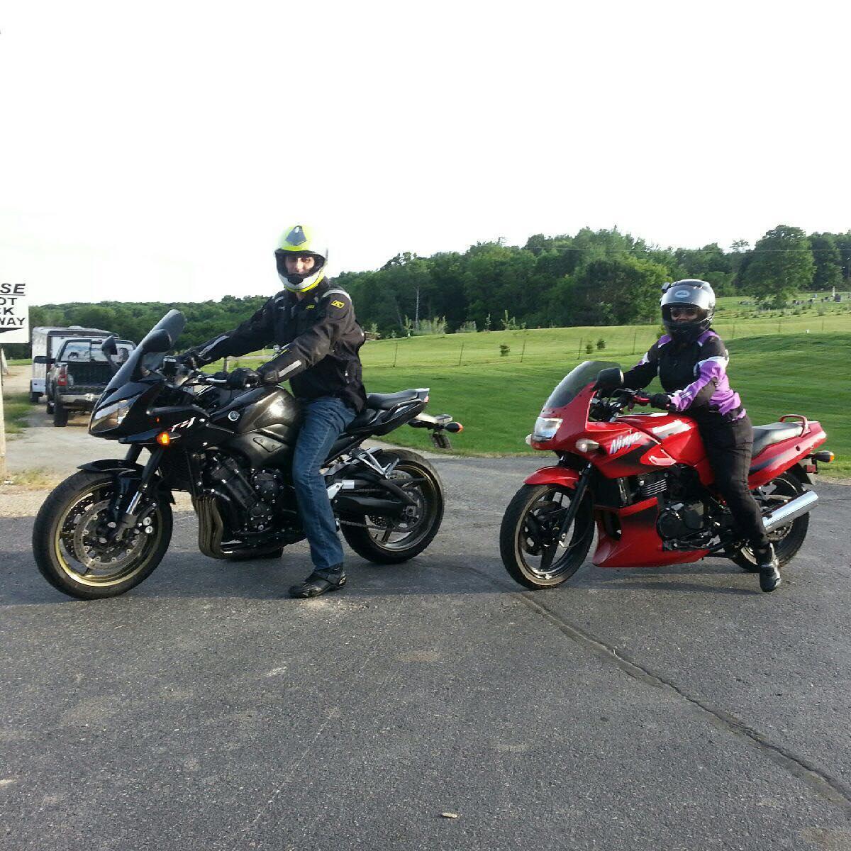 Before the Ninja was taken on an off-road excursion...