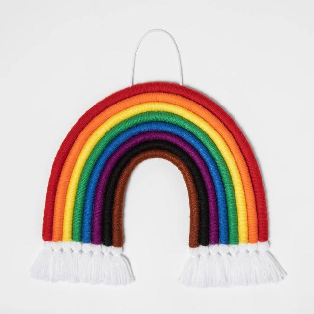 10.5"x12" Rainbow Rope Wall Art - Pride