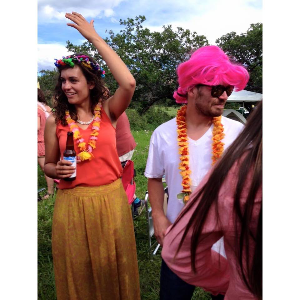 Pecos Archaeology Conference. Mancos, CO. August 2015.
Yes, archaeologists camp at conferences and wear wigs.