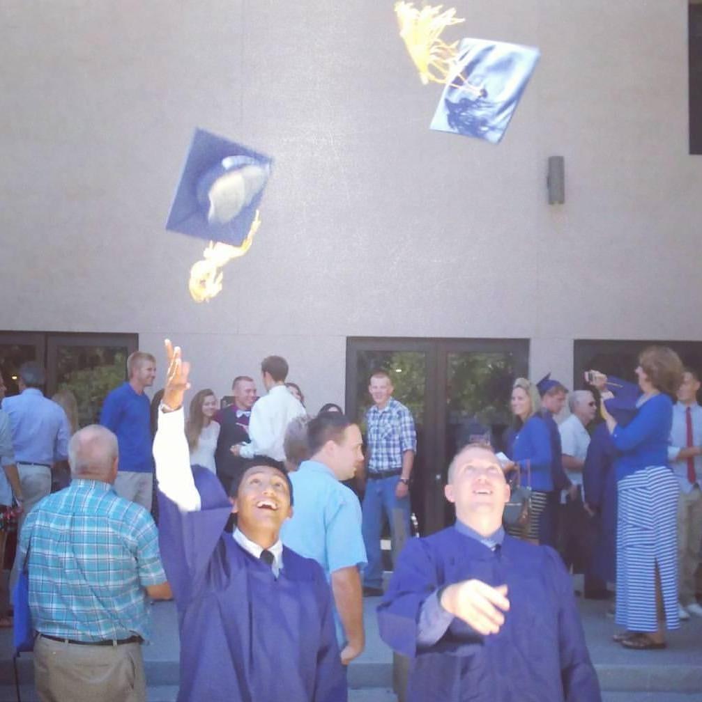 Groom graduates from 2 years at Word of Life