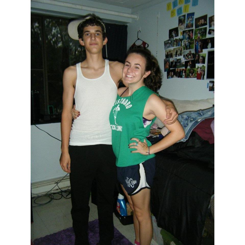 The first photo we ever took together. 
September 2011